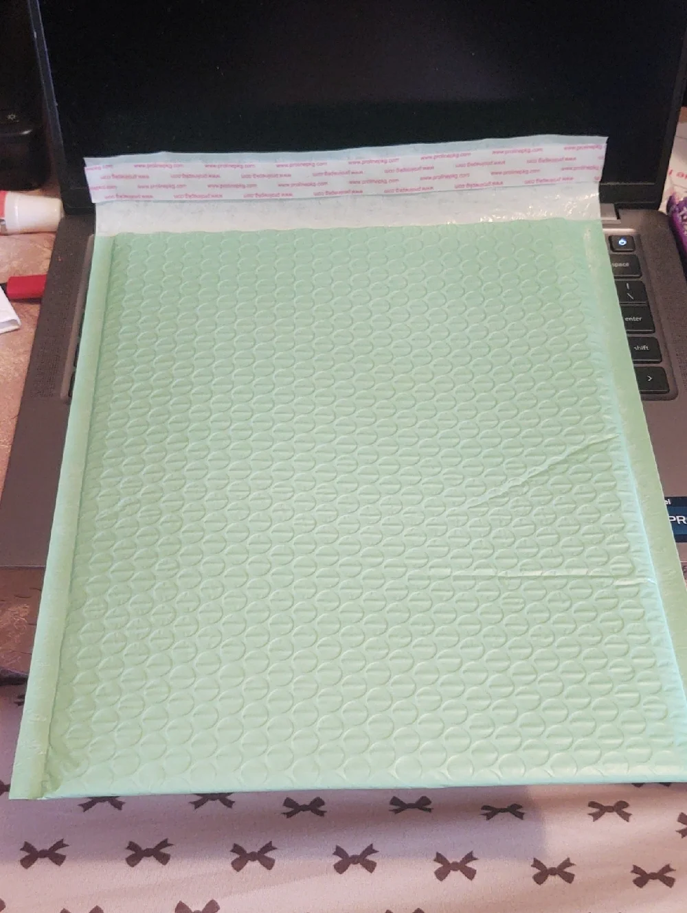Light Mint Bubble Mailer Padded Envelope  8.5x12 Qty 20
